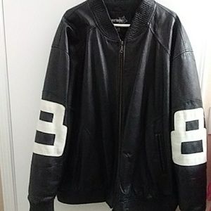 Men's leather coat